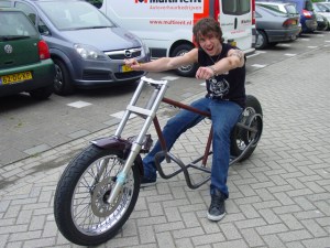 A saddle and handlebars would be nice