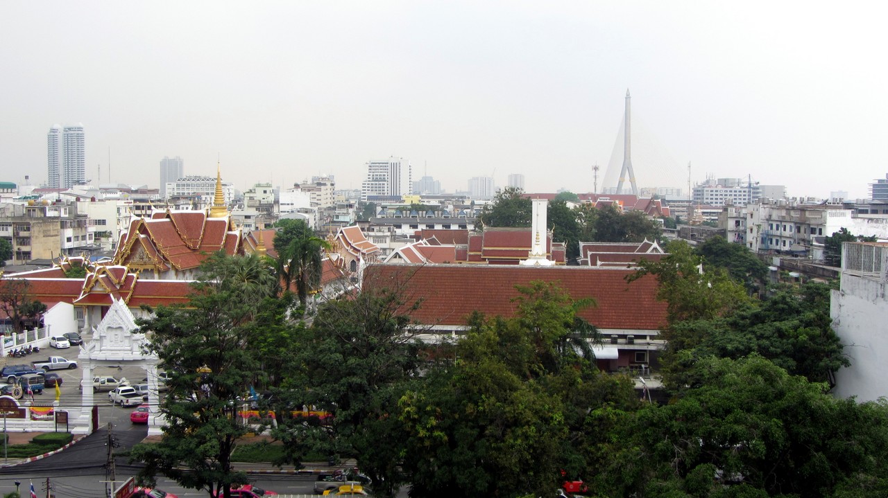 Ausblick vom Balkon
