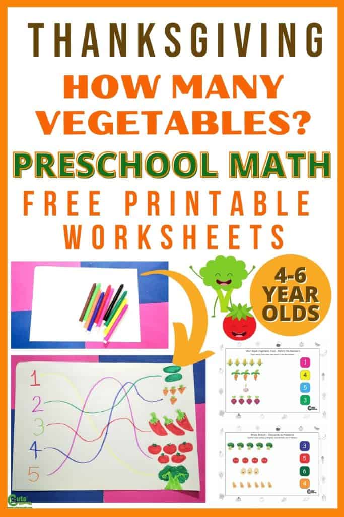 numbers and quantity lesson for kids how many vegetables are there 4 6 years old cute rascals baby kids clothing accessories party ideas