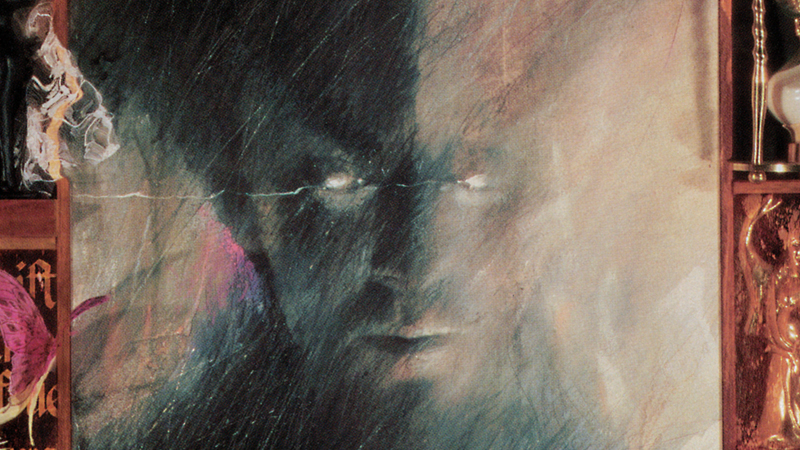 morpheus from the cover of neil gaiman's sandman #1 by dave mckean