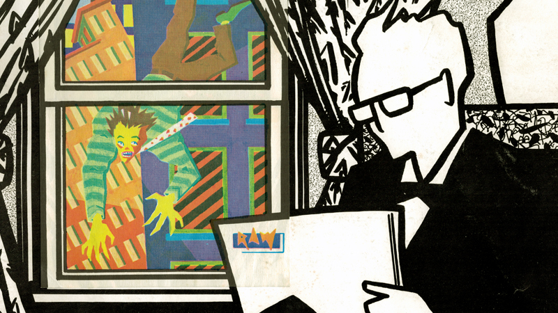 art spiegelman's iconic cover of raw magazine #1