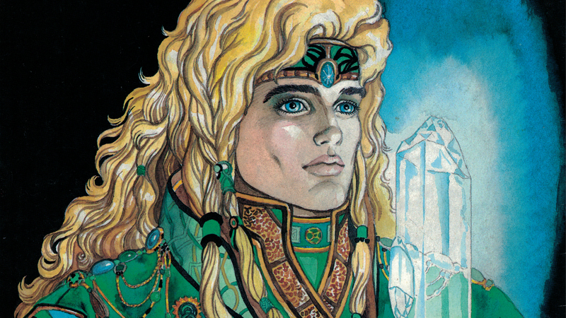 back cover of colleen doran's a distant soil 1