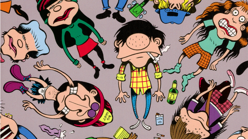 cover of peter bagge's hate collection buddy the dreamer featuring buddy bradley