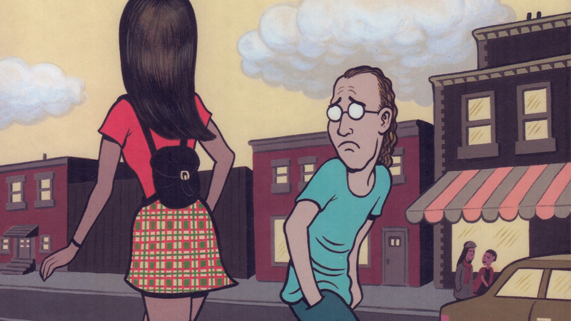 peep show by joe matt from the wizard 1997 preview issue