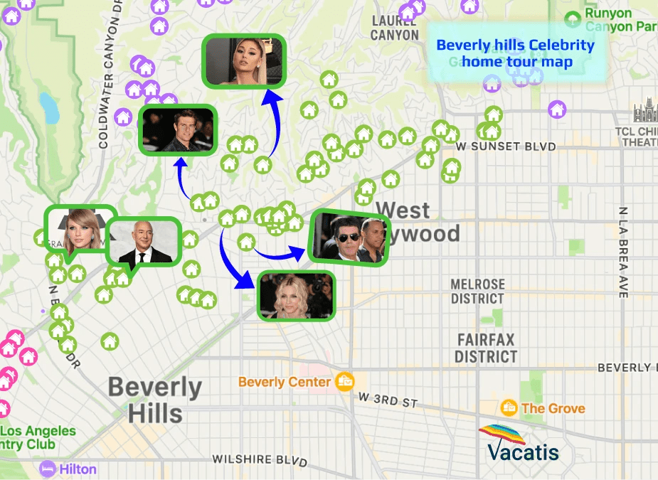 Visiting LA Check Out The Hollywood Celebrity Homes Tour Map Beverly Hills Celebrity Home Tour Map.webp