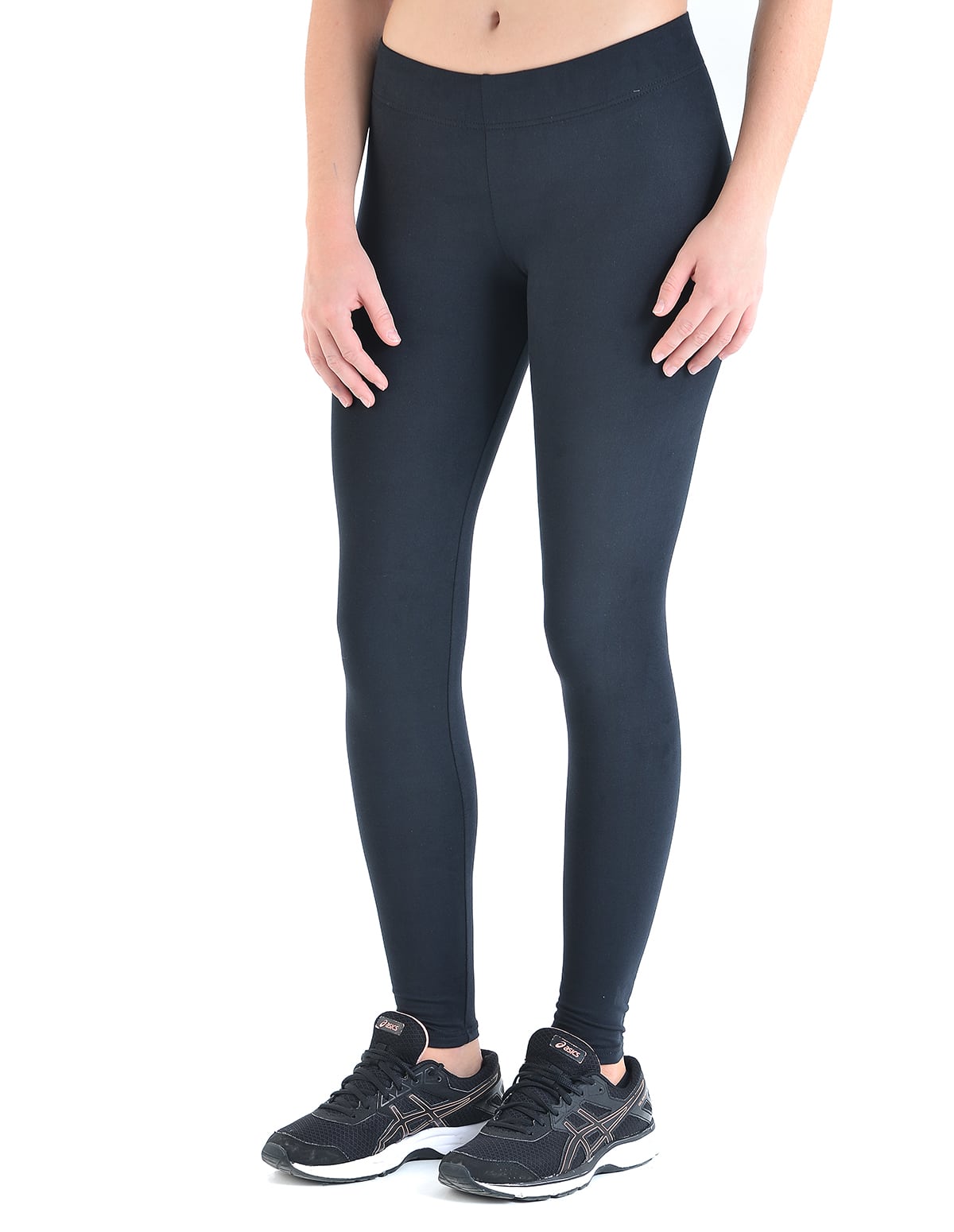 Γυναικείο αθλητικό κολάν dry fit σε χρώμα off-black