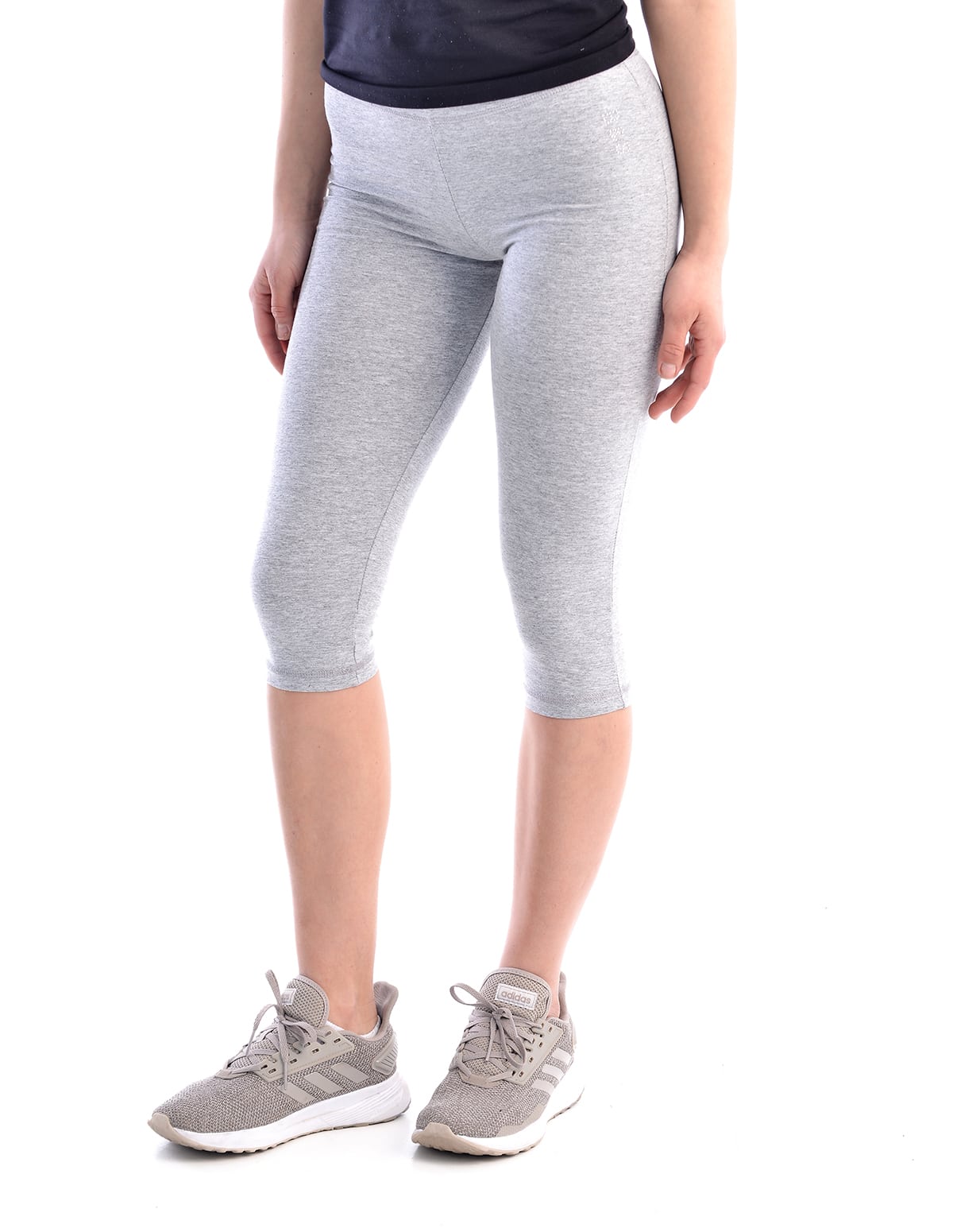  Γυναικείο βαμβακερό κάπρι σε γκρι χρώμα 2025