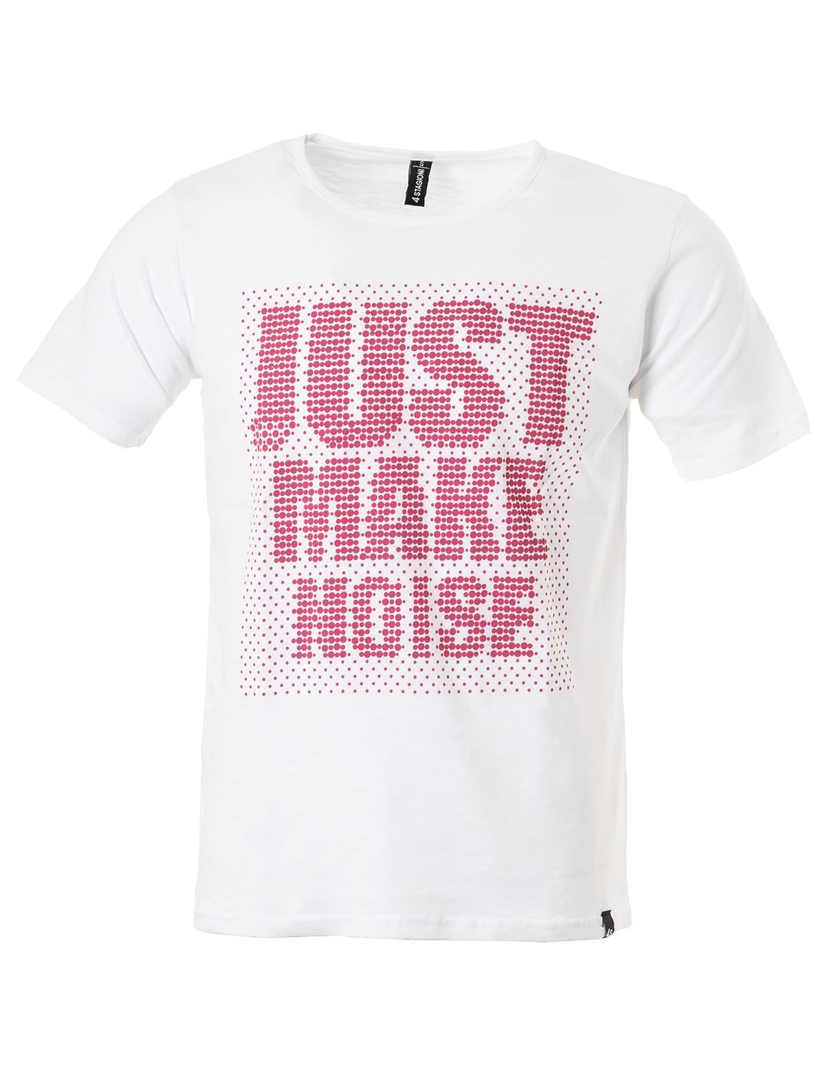 T-shirt με στάμπα σε λευκό χρώμα