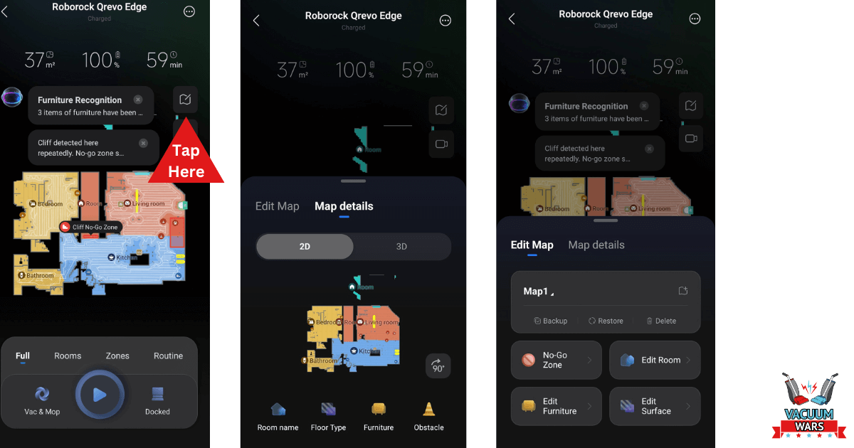 The Complete Roborock App Guide Vacuum Wars Roborock App Map Editing And Map Details 