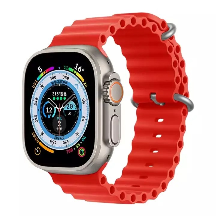 Каишка за Apple Watch – Klein Ribbed Tomato – 38/40/41мм VADO STRAP SHOP vadostrap.com