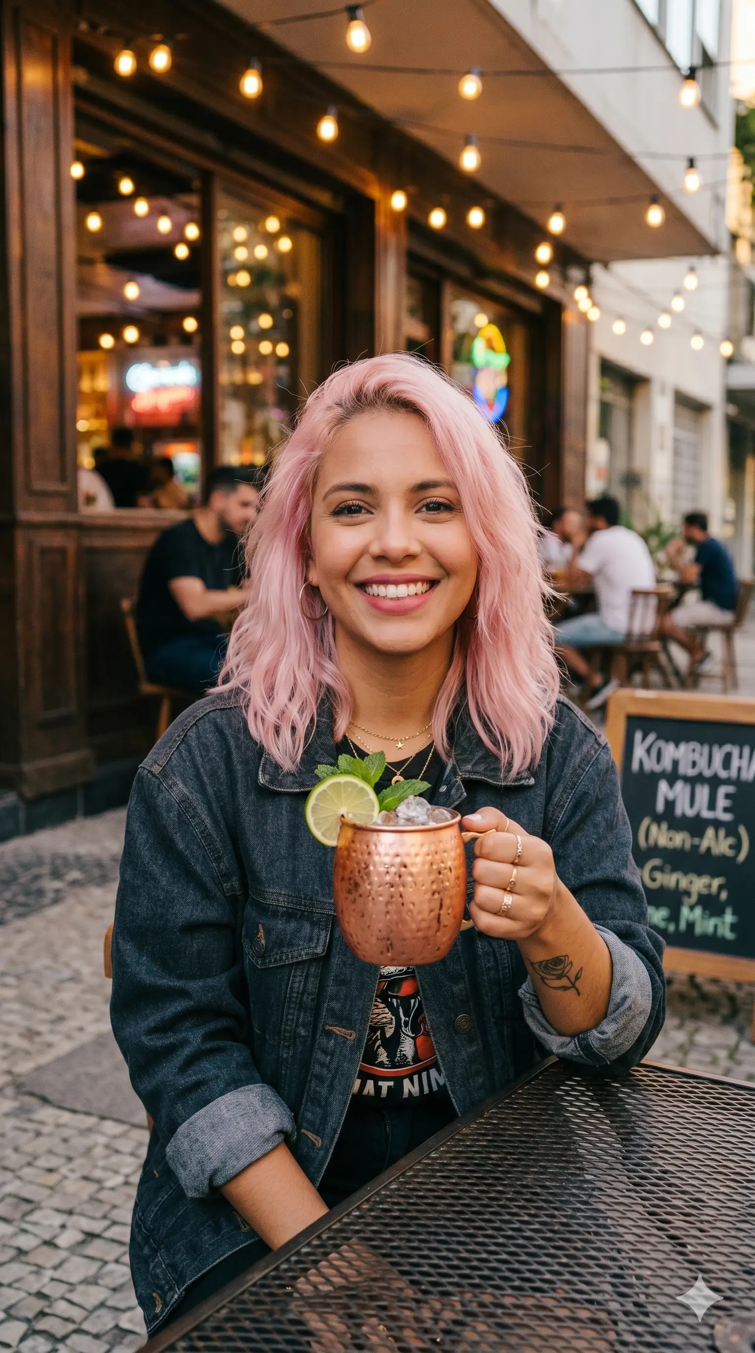 Copo de cobre Kombucha Mule Sem Álcool