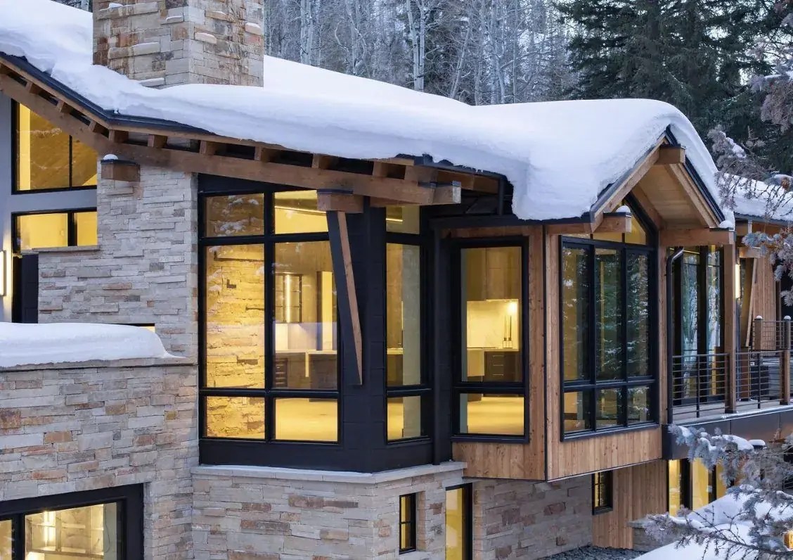 Summer evening in a Vail Valley mountain community, Colorado