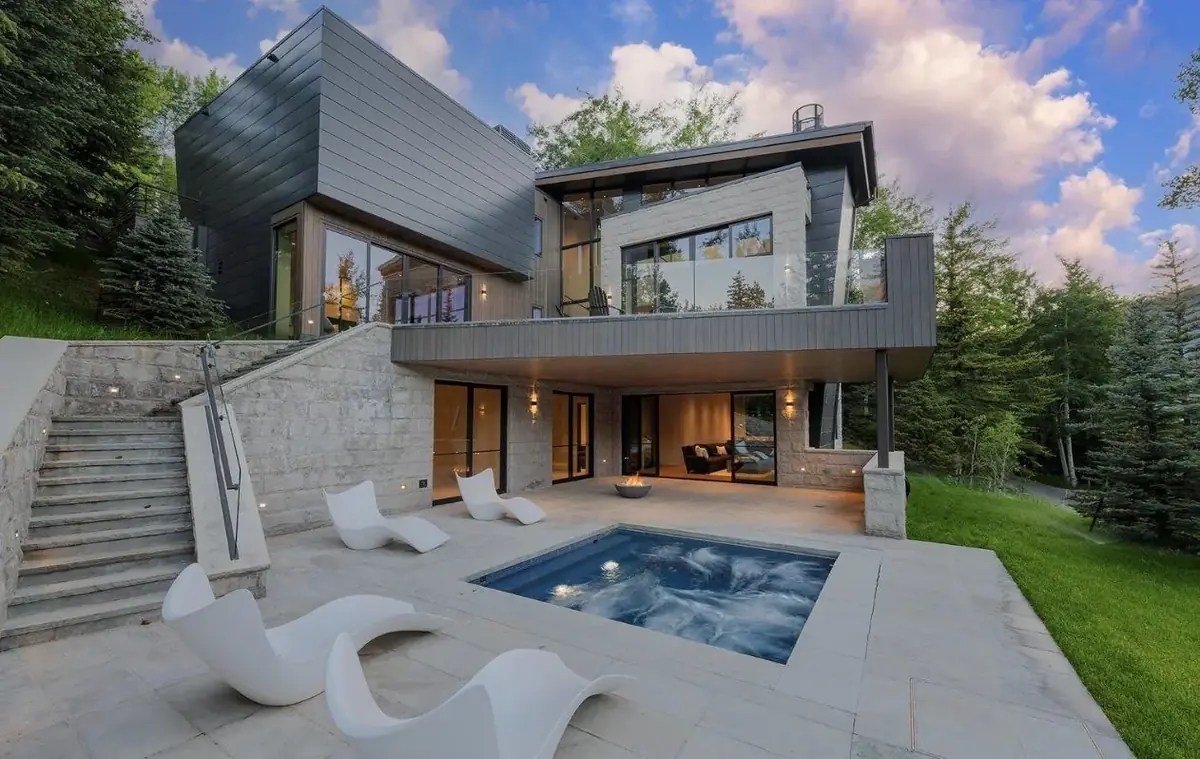 Contemporary single-family home in the western Vail Valley, Colorado