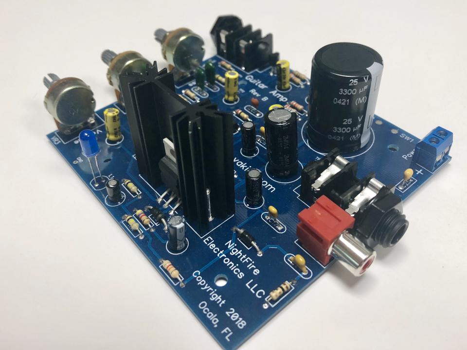 14 Watt Guitar Amplifier With Baxandall Tone Stack Kit