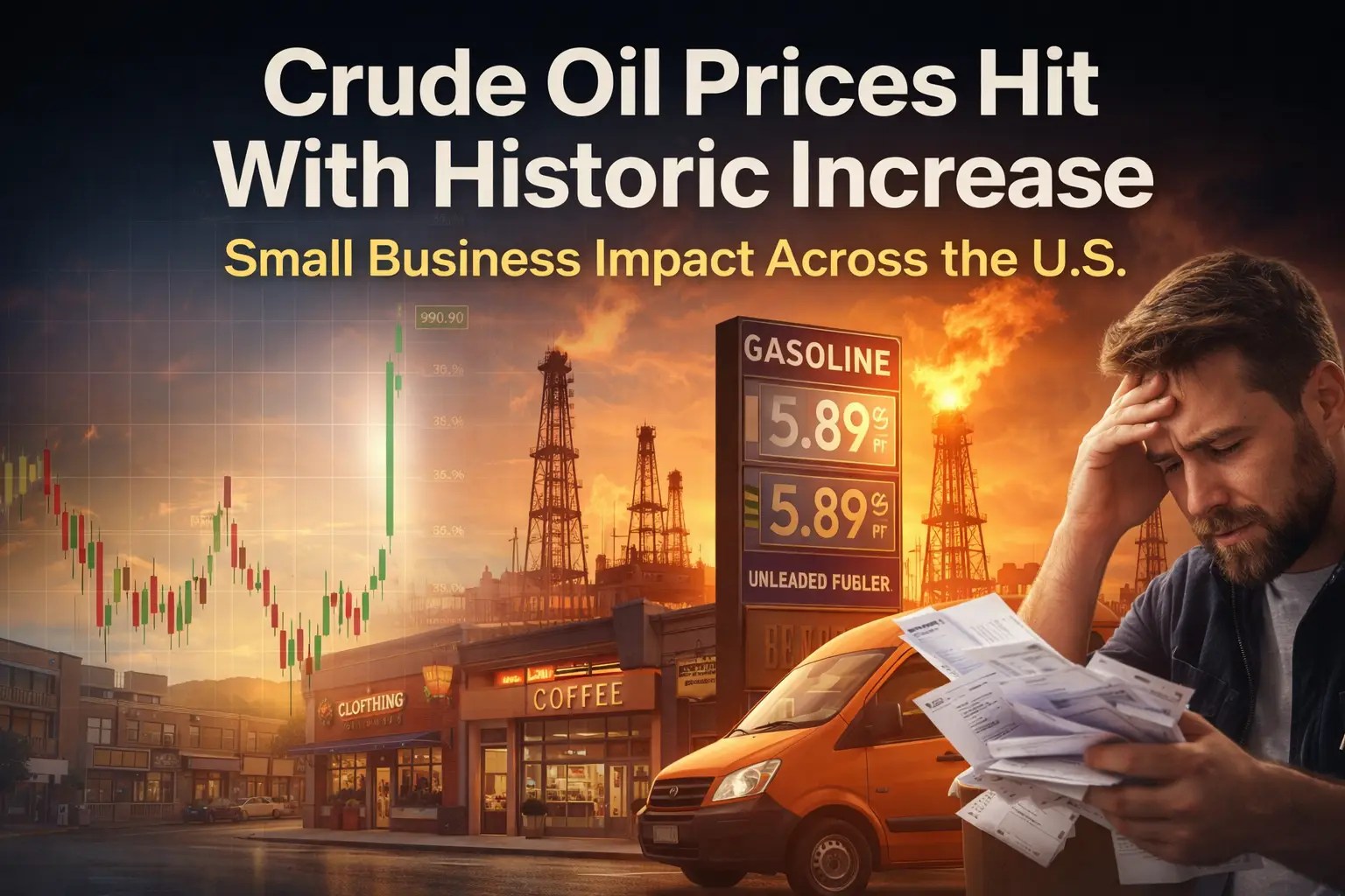 Crude oil price surge