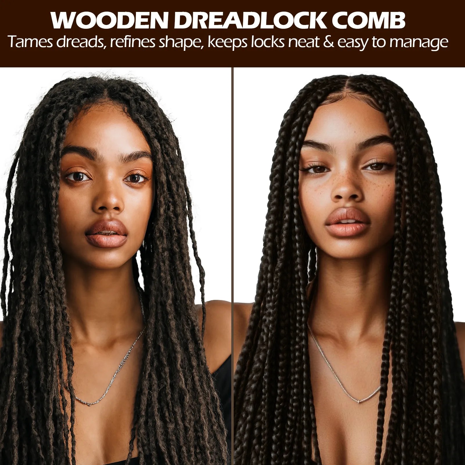 Loc Brush for Dreads, Comfortable Massage Comb