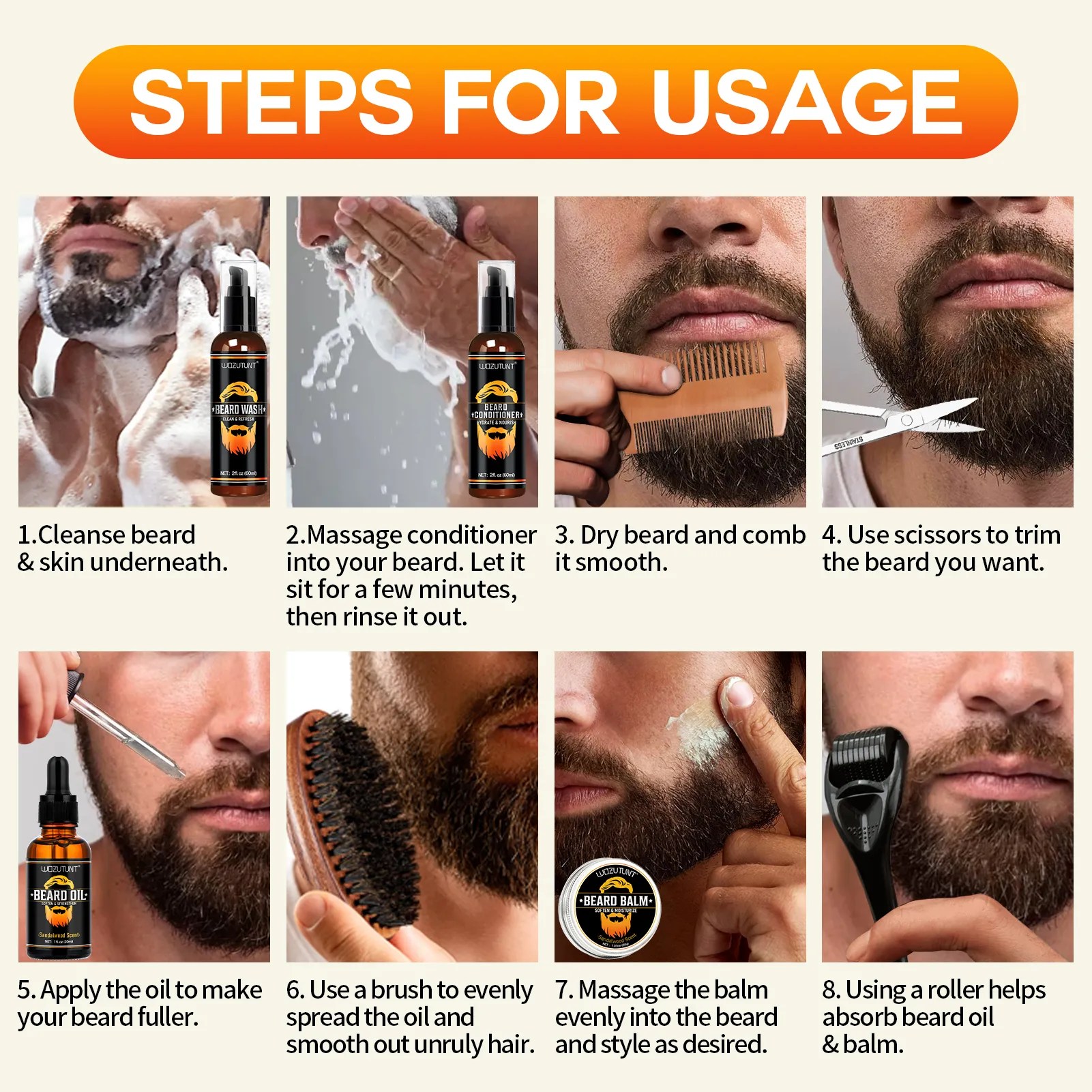 Beard Kit for Men Grooming