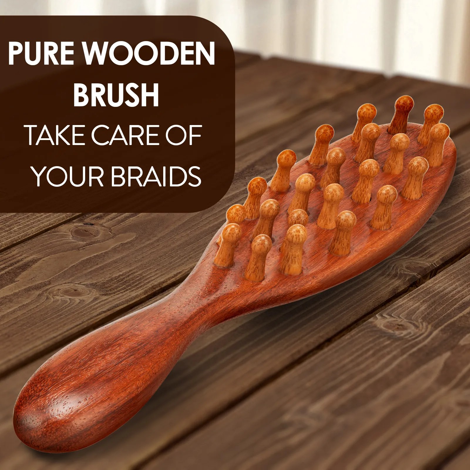 Loc Brush for Dreads, Comfortable Massage Comb