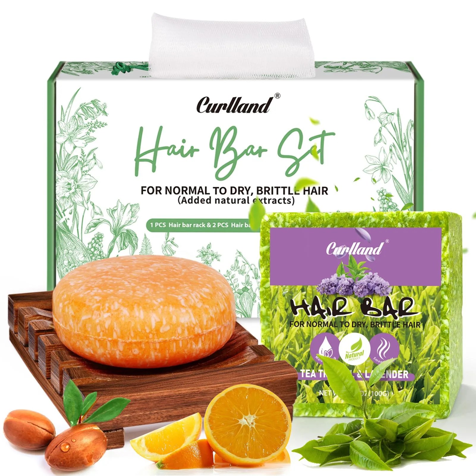 2-pack Green Tea Citrus Shampoo Soap