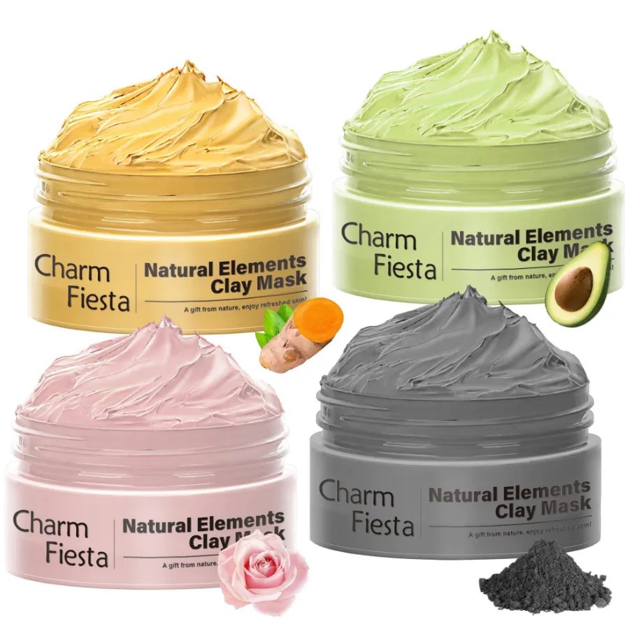 4 PCS Clay Mask Set