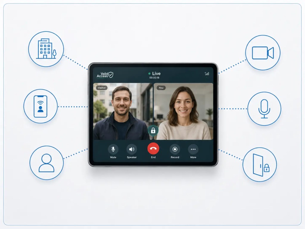 Video Calling with Valid Access Intercoms