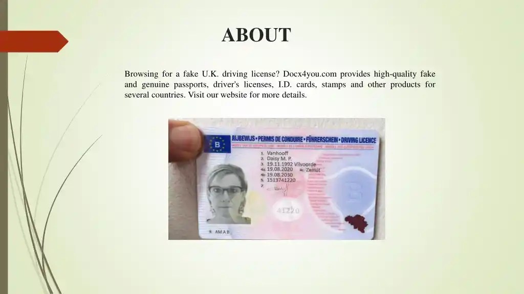 buy genuine driving licence uk