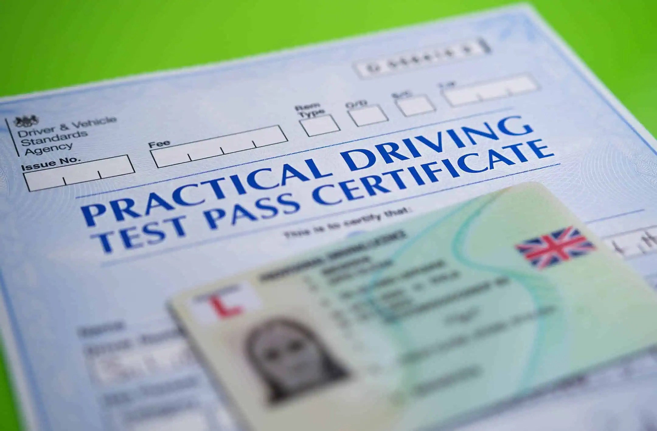 practical driving test certificate