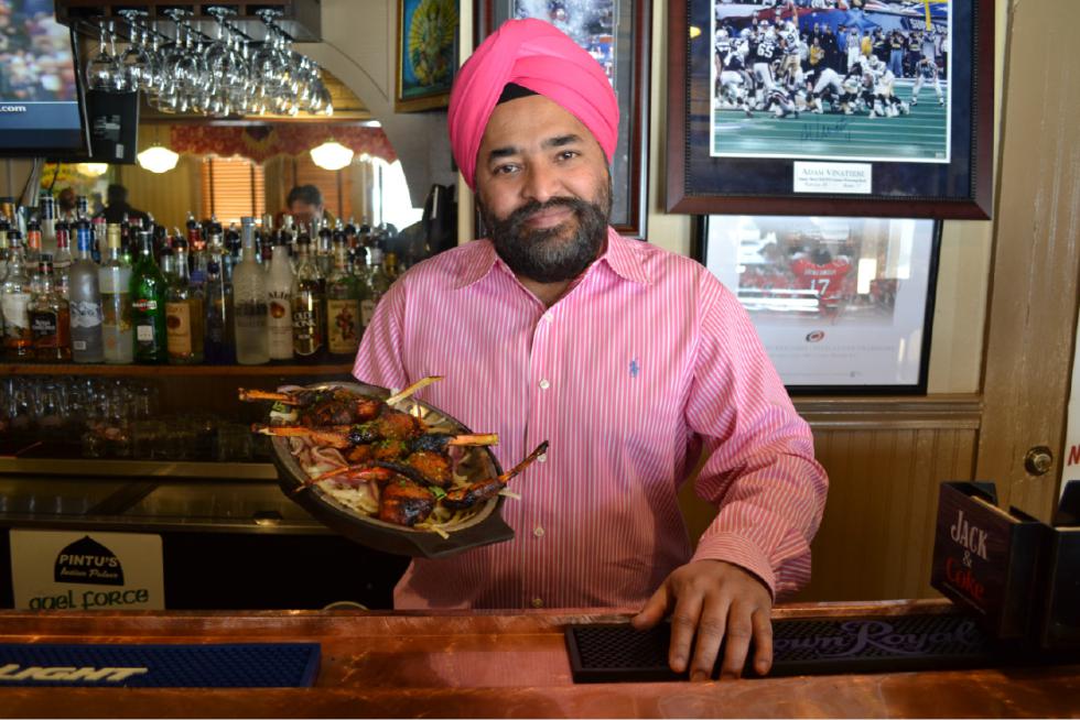 Pintu Chawla is the owner and chef at Pintu's Indian Palace in West Springfield. Hunter Styles photo.