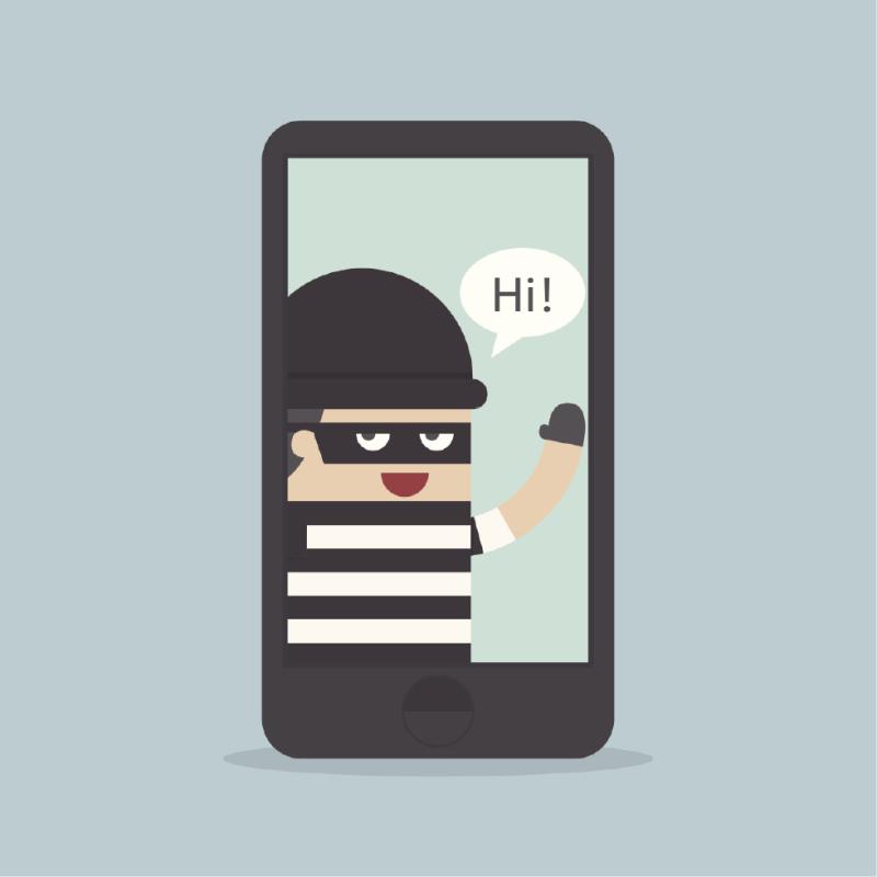Hacker, Thief Hacking Smartphone, Business concept - ojogabonitoo | iStockphoto