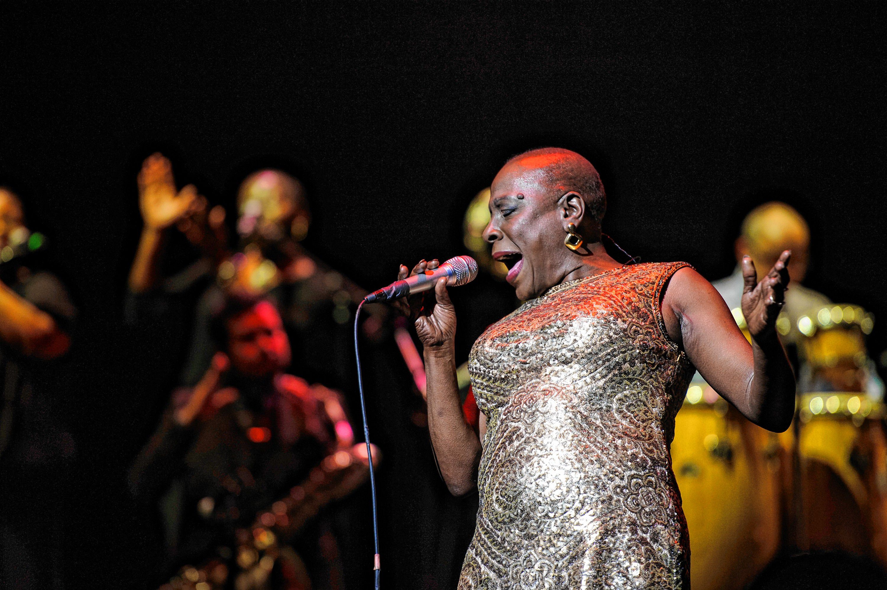 Sharon Jones and the Dap-Kings kick off their delayed 2014 tour at the Beacon Theater in New York. Jacob Blickenstaff Photo.