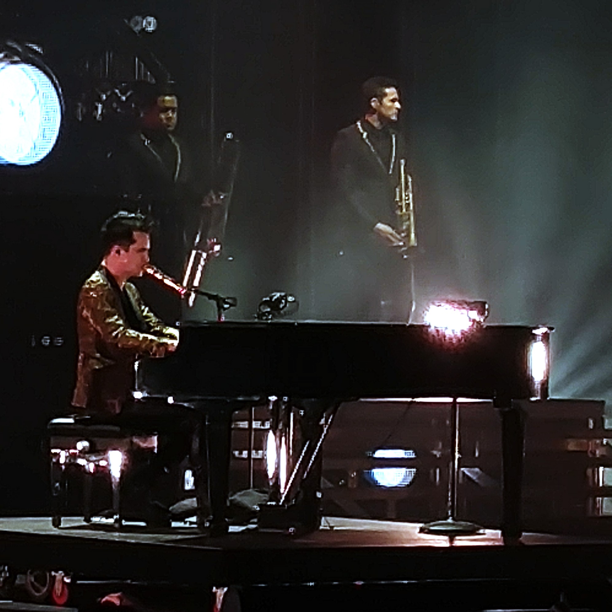 Cabaret-crooner-cum-theatrical-party-punk Brendon Urie (at piano) and his Panic! At The Disco laced their recent, sold-out Mohegan Sun 22-tune set with odes to Vaudeville, techno and covers past and present.