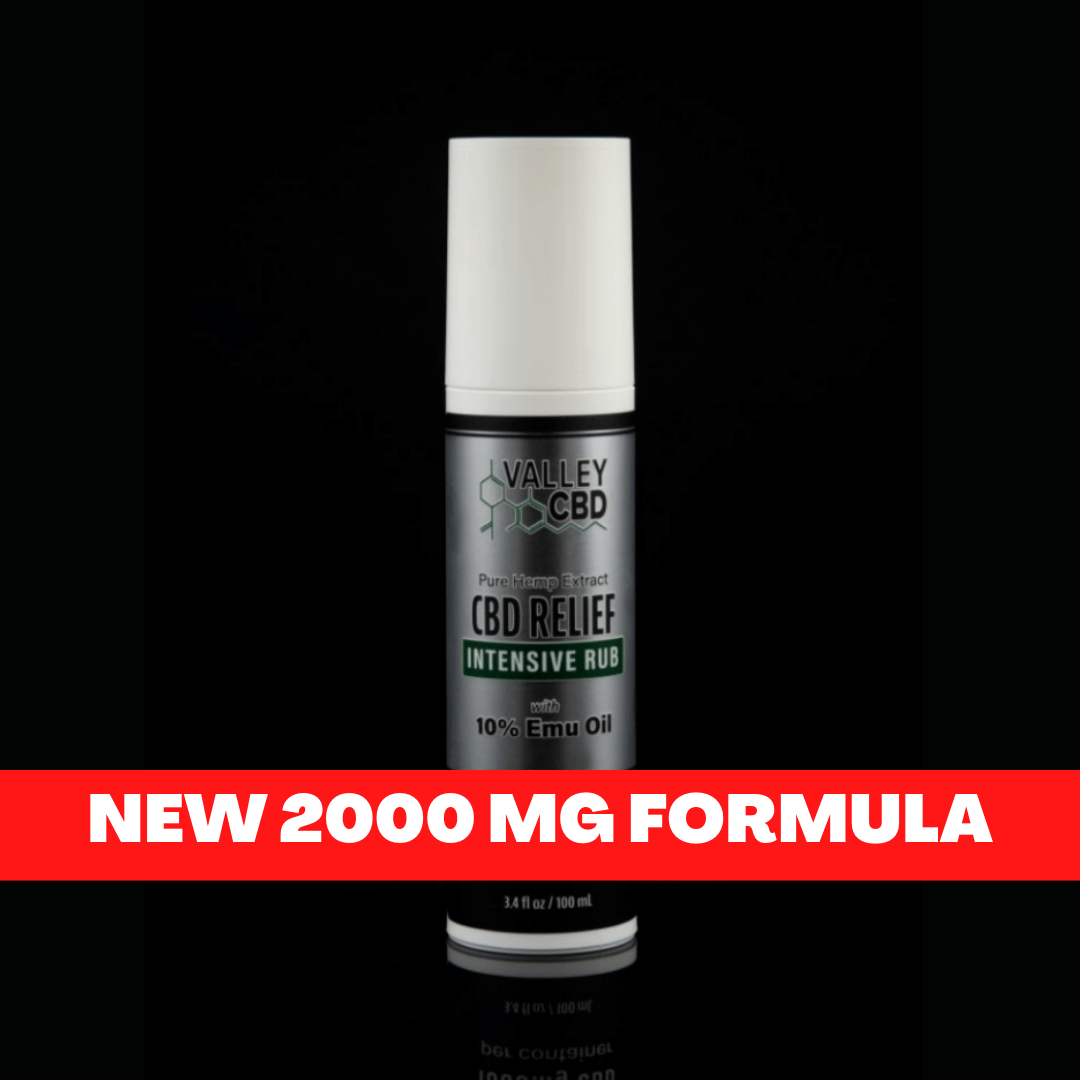 *NEW* 2000 MG Intensive CBD Rub with Emu Oil by Valley CBD