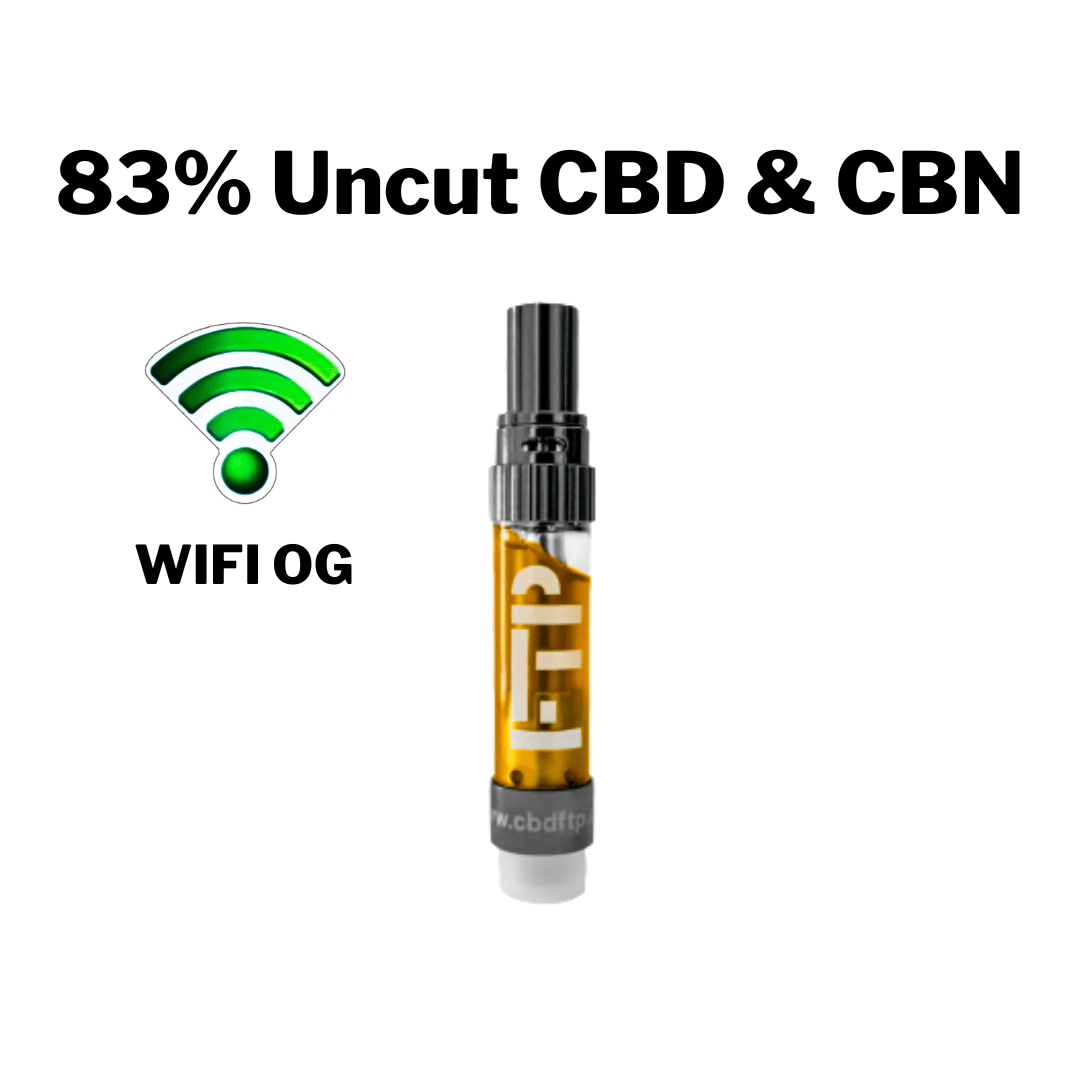 *NEW* 1 Gram 83% BLUE DREAM CBD & CBN Uncut Wax Cartridge (xN) by CBD For The People