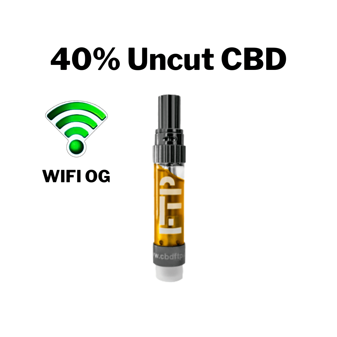 *NEW* 1 Gram 40% WIFI OG Uncut CBD Wax Cartridge (xN) by CBD For The People