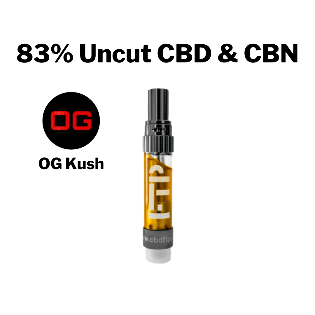 *NEW* 1 Gram 83% WHITE WIDOW CBD & CBN Uncut Wax Cartridge (xN) by CBD For The People