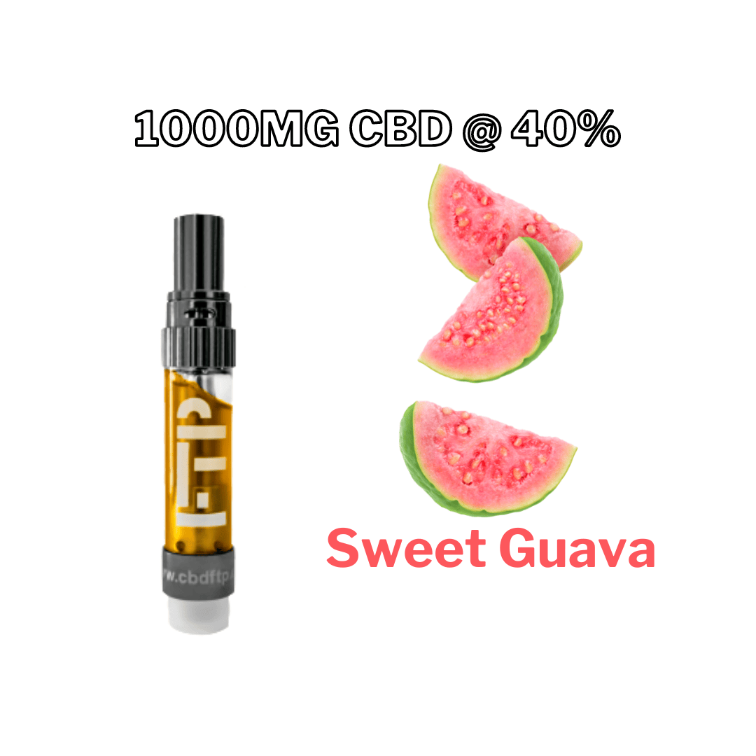 *NEW* 1 Gram 40% SWEET GUAVA CBD Uncut Wax Cartridge (xN) (Sweet Wax)