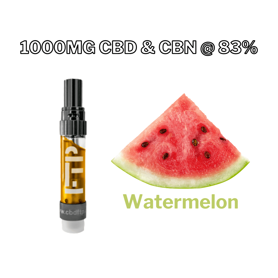 *NEW* 1 Gram 83% WATERMELON CBD & CBN Uncut Wax Cartridge (xN) (Sweet Wax)