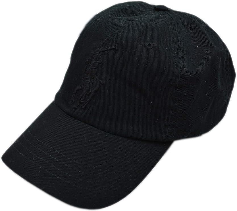 Black baseball cap with subtle embroidery.