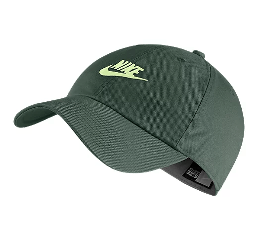 NIKE Heritage86 Sport Casual Adult Unisex Cap, Jade/Liquid Lime, 913011-337  – VALLEYSPORTING