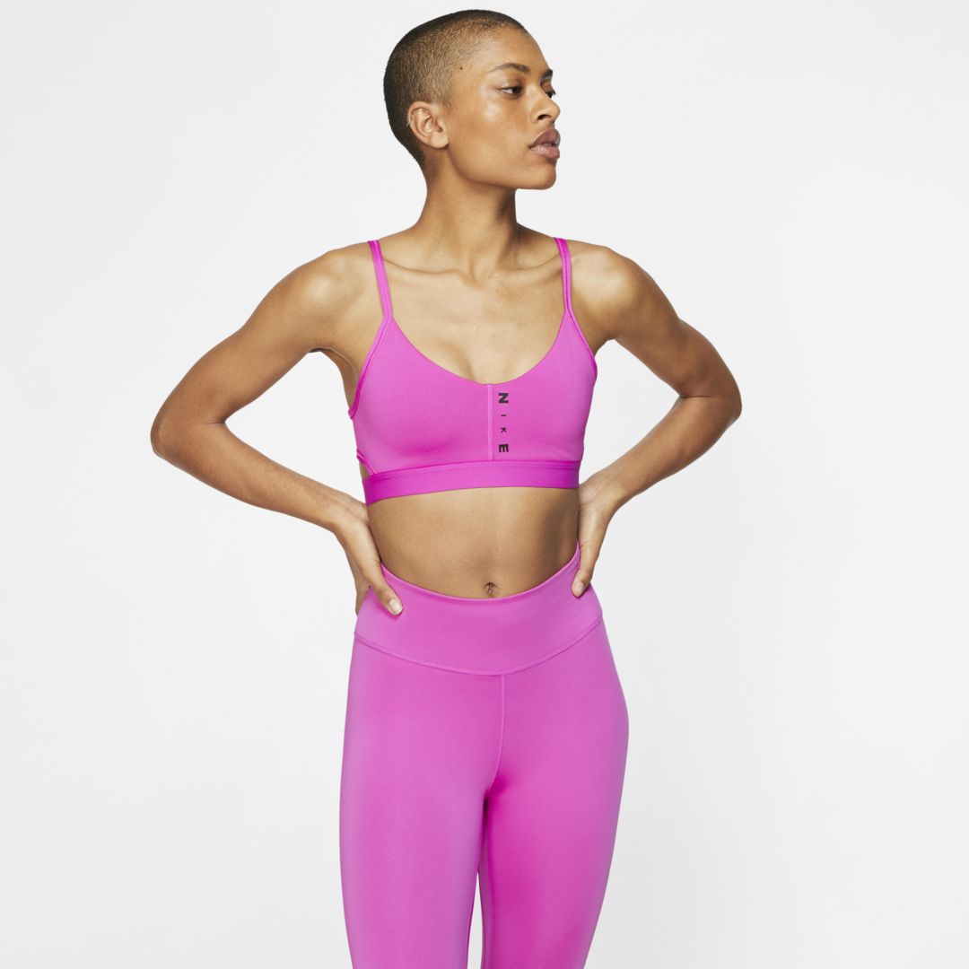 nike fuchsia sports bra