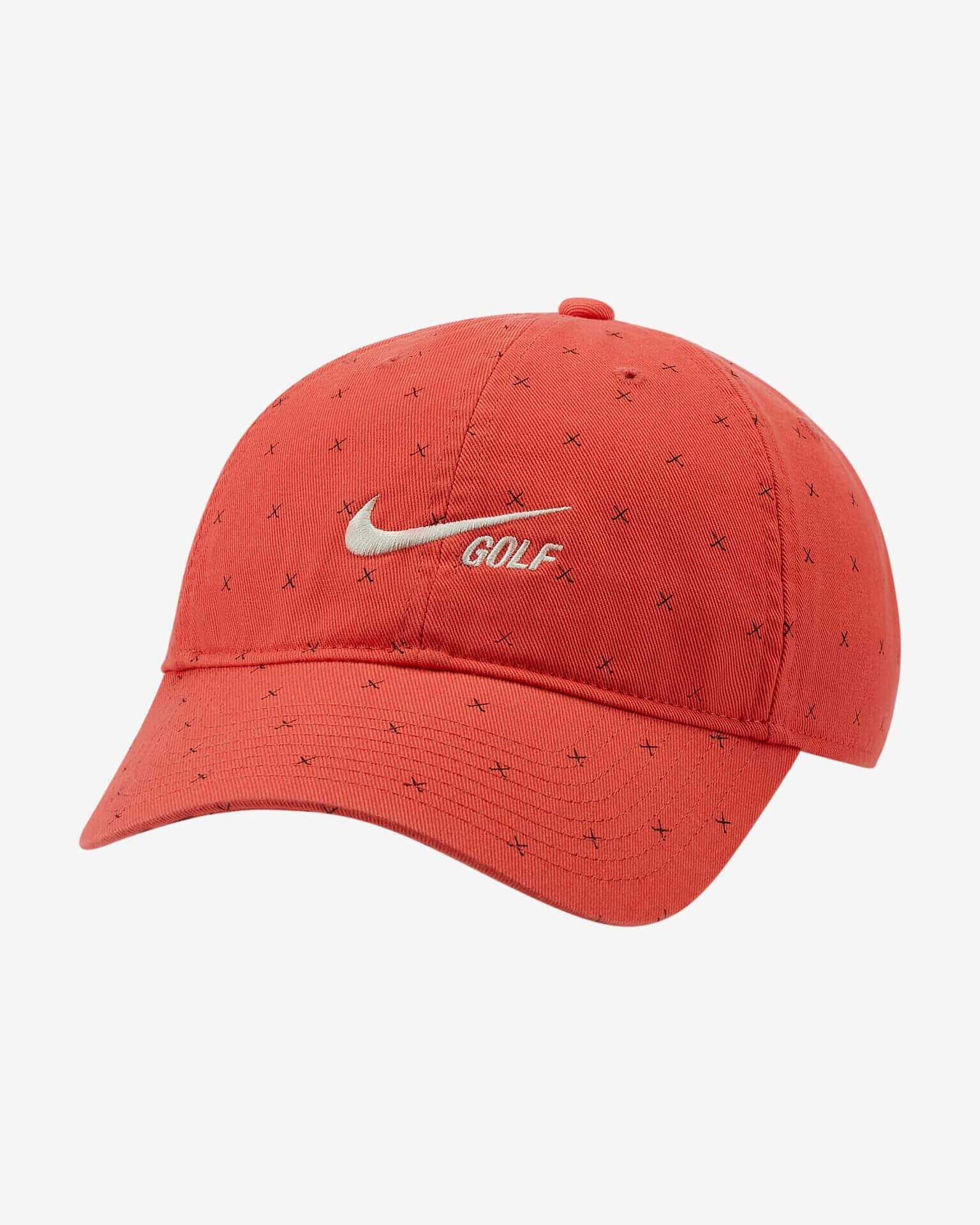 orange nike golf hat