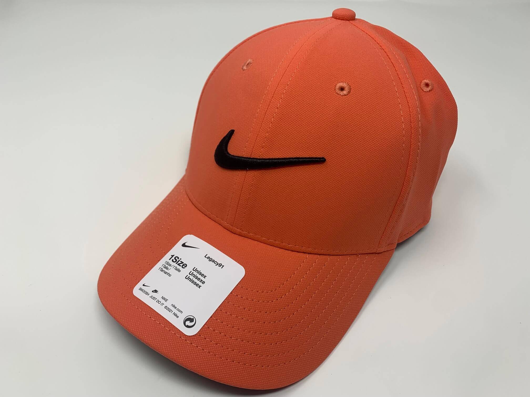 orange nike golf hat