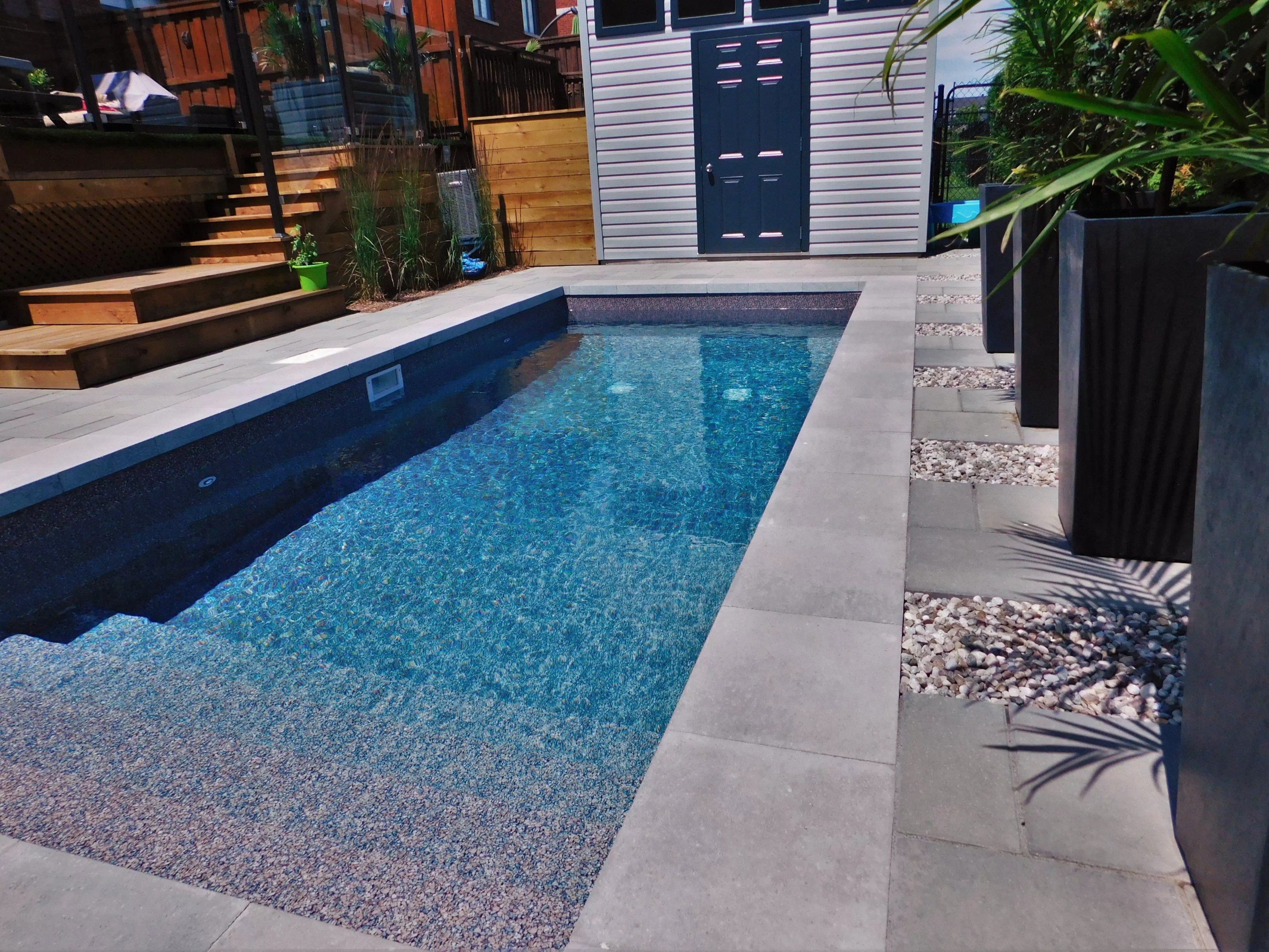 Piscine En Composite Gre 606x326x124 Kpcor60