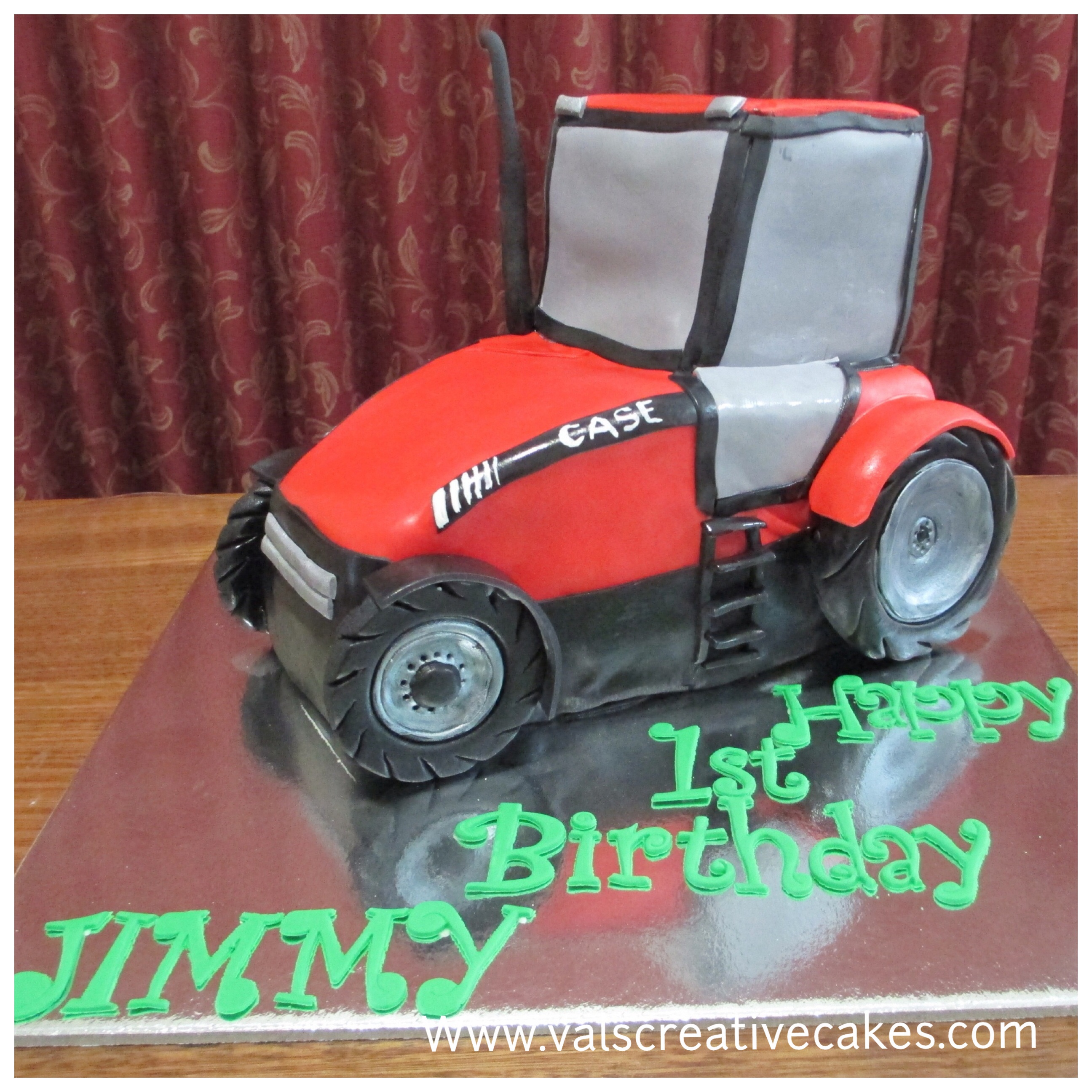 Case tractor cake