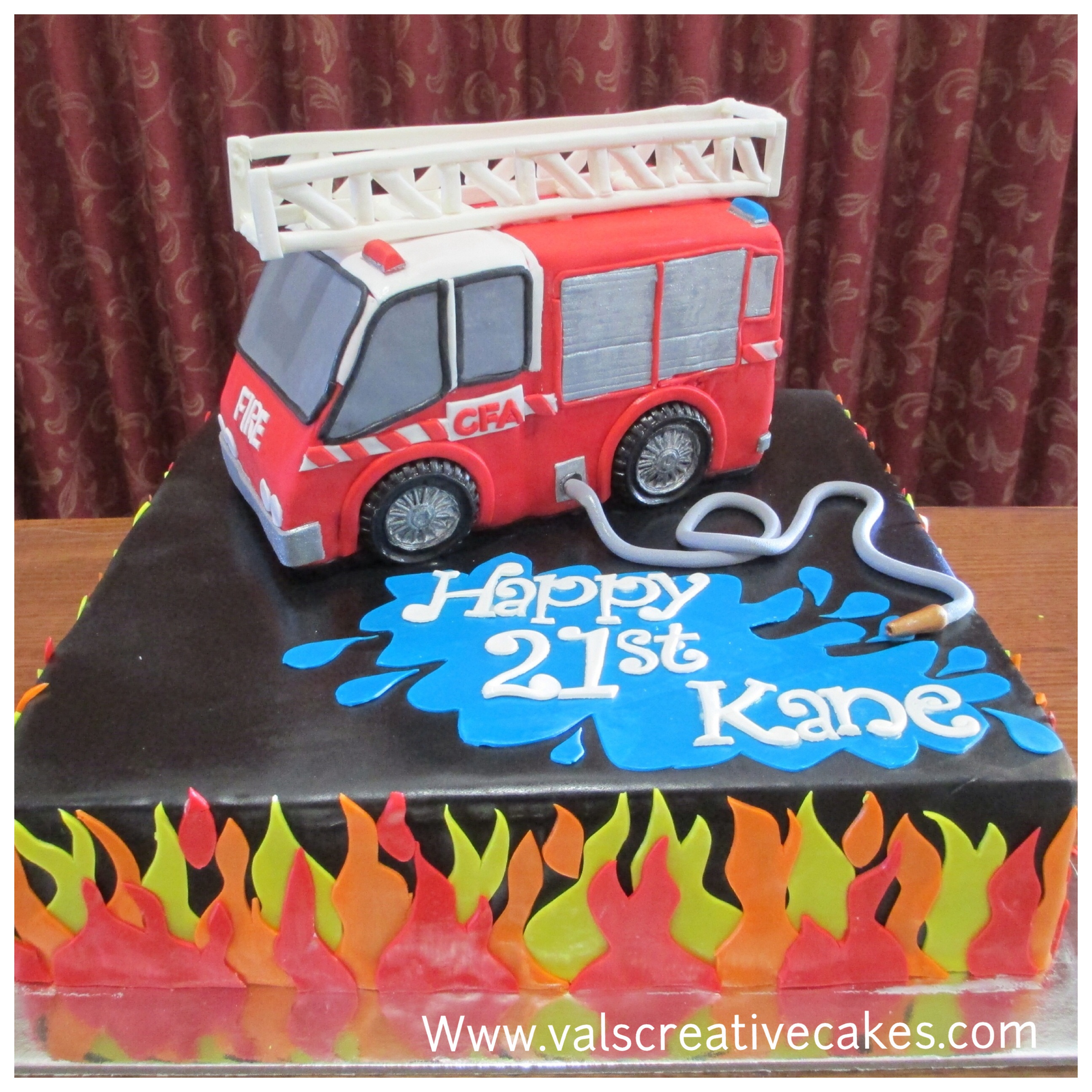 C.F.A. inspired cake