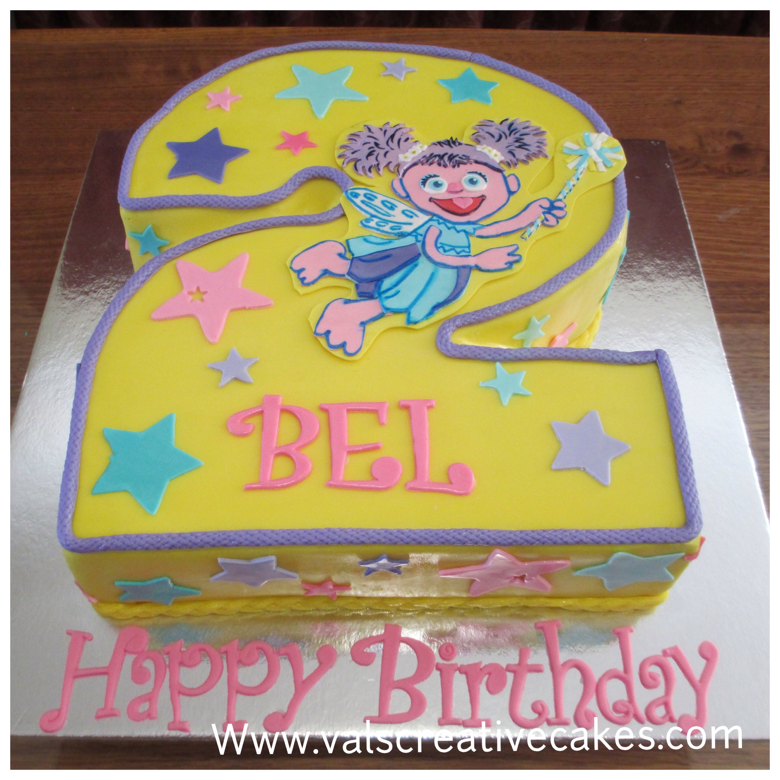 Abby 2nd birthday cake