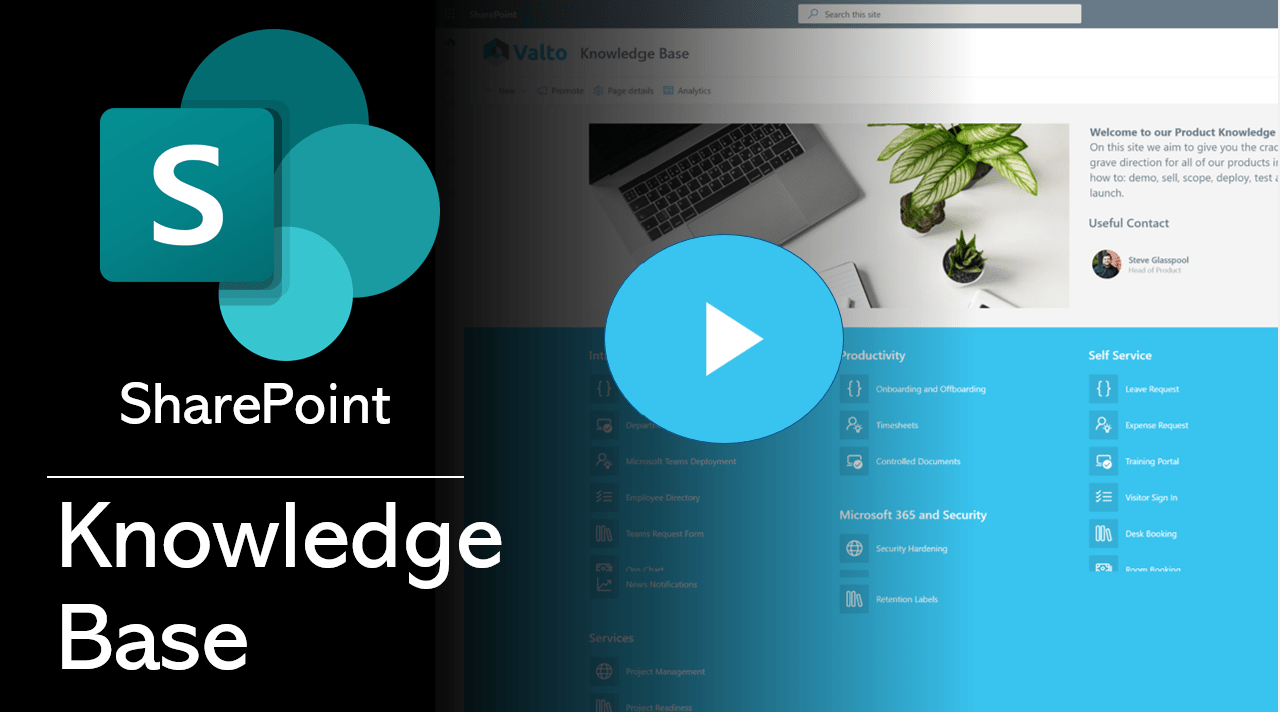 How to build a sharepoint knowledge base