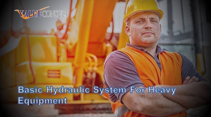 Basic hydraulic system for heavy equipment
