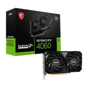 TARJETA DE VIDEO MSI VENTUS 2X / RTX4060 / 8GB / GDDR6 / 128BIT