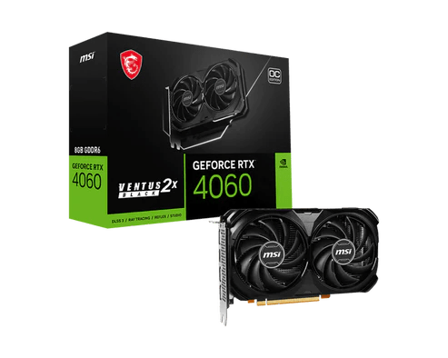 TARJETA DE VIDEO MSI VENTUS 2X / RTX4060 / 8GB / GDDR6 / 128BIT